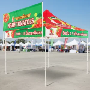 Commercial Custom Full-Color Advertising Canopy Tent with Digital Printing for Outdoor Events