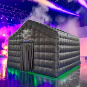 Commercial Event LED Oxford Inflatable Nightclub Tent UV Resistant Four Season Quick Opening Portable Party Cube Outdoor