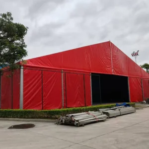 Commercial Extended Type Marquee Tent Single PVC Tarpaulin All Weather Waterproof Fire Retardant