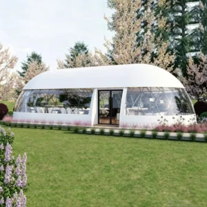 Commercial Grade PVC 850g Waterproof Canopy Tent with 32 x 2.0 mm Galvanized Frame for Outdoor Exhibitions Parties and Warehouses
