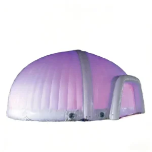Commercial Grade Portable PVC Double Layer Four Season Large Inflatable LED Dome Tent 100 Square Meters Area for Music Festival