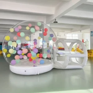 Commercial Inflatable Clear Bubble House With Bouncing Bubble Dome Camping Mattress for Party Event Outdoor