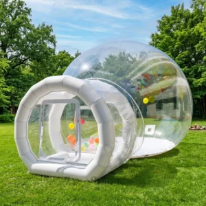 Commercial Inflatable Transparent Bubble House with Tunnel and Kids Ball Pit for Event Rental