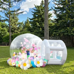 Commercial Kids Party Camping Clear Waterproof Inflatable Bubble Tent Bubble House