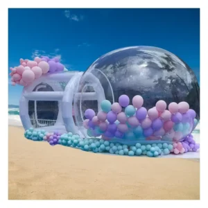 Commercial Kids Party Clear Dome Balloon Garden Tent, Inflatable Bubble Bounce House