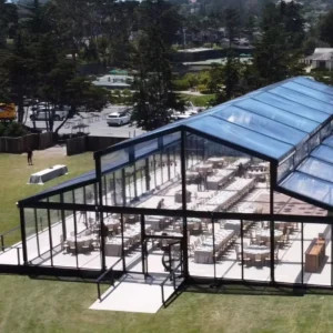 Commercial Marquee Tent Outdoor Wedding Tent 500 Guests Event Outside Party 500 800 People Black Frame Tents Events