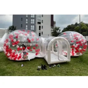 Commercial PVC 10ft Double Bubble Tent Inflatable Bubble House for Kids and Adults
