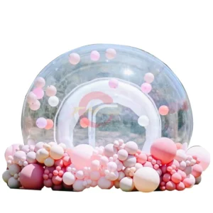 Commercial PVC Bubble House Inflatable Party Tent with Balloons Decorations and Blower for Weddings & Carnivals