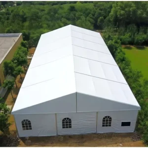 Commercial PVC Four Season Waterproof Fire Retardant Double Layer Tent Trade Show Canopy White 20 X 30 Marquee Party Wedding