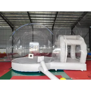 Commercial Party Rental Transparent White Inflatable Dome Bubble Tent Jumping Bubble House with Blower