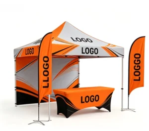 Commercial Pop-Up Hexagon Advertising Tent 3×3 Indoor/Outdoor Use Weddings Trade Shows Events