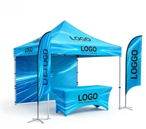Commercial Pop-Up Hexagon Advertising Tent ZJ-001 3×3 Size Outdoor/Indoor Use Weddings Trade Shows Events