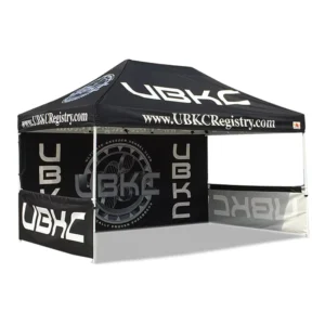 Commercial Tent Custom 3×4.5 10×15 40mm Hexagon Aluminum Frame 600D Oxford Marquee Advertising Canopy Trade Show Tent for Sale