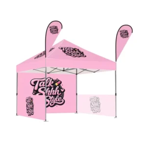 Commercial Trade Tent 3x3m Customizable Logo Pop up Gazebo with Carry Bag