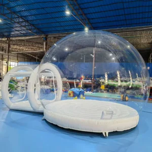 Commercial Transparent Inflatable Bubble Bounce House Dome with Balloon