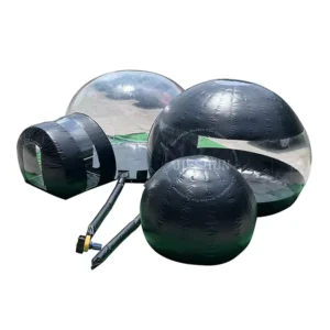 Commercial Transparent Outdoor Inflatable Black Bubble Tent