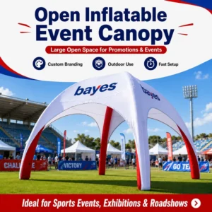 Commercial Waterproof Weather Resistant Airtight Inflatable Event Tent