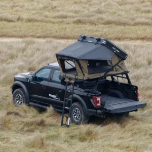 Compact Aluminum Honeycomb Hard Shell Roof Top Tent Lightweight Side Opening Low Profile Four season Double Layer Quick Setup