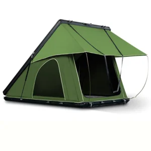 Compact Fold Aluminum Hard Shell Roof Top Tent with Oxford Cover Four Season Waterproof Quick Setup for SUV & Truck