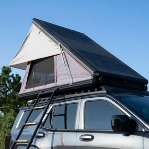 Compact Hard Shell Rooftop Tent for Small Cars Lightweight Aluminum Cover Double Layer >3000mm Waterproofing CE Standard