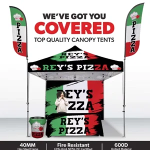 Complete Set Custom Printed 3×3 Pop up Waterproof Four Season Foldable Portable Trade Show Canopy Tent