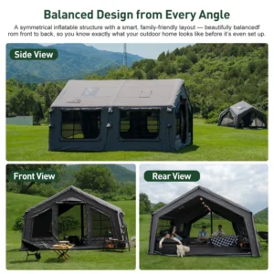 Coody Familia 17.2 Air Tent Gray Inflatable Tent Outdoor