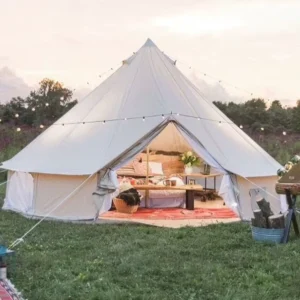 Cotton Canvas 3m 4m 5m 6m Teepee Yurt Bell Tent with Stove Hole
