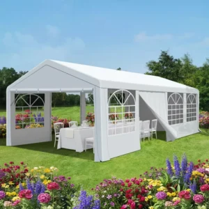 Cross Border Custom Foldable Iron Pipe Frame Rainproof for Outdoor Use Party Garden Activity Tent Party Tents for Events Outdoor