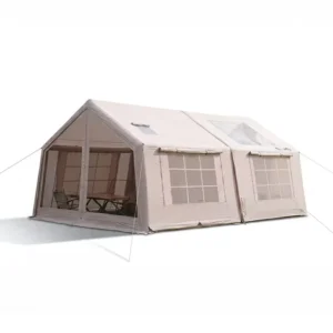 Cross border 8 +8 Inflatable Tent Outdoor Camping Equipment Overnight Waterproof Oxford Cloth Tent