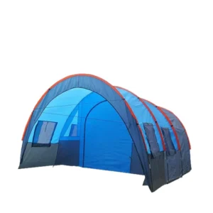 Cross border Large Four Season Double Layer Camouflage Tent Thickened Automatic Portable 5 8Person Family Camping Tunnel Tent