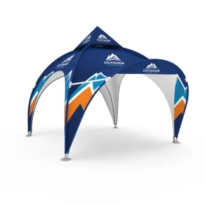 Crossover Arch Tent Extendable Outdoor Exhibition Pavilion for Roadshows Trade Shows