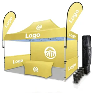 Custom 10*15ft 3*4.5m Hexagonal Aluminum Frame Tent Walls Waterproof Outdoor Advertising Promotional Tents for Trade Shows