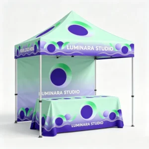 Custom 10 X 10 Trade Show Tent Anti Rust Metal Structure 600D Oxford Fabric Essential for Marketing Events Exhibitions Logo