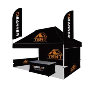 Custom 10 x 10 ft 3 x 3 m Pop-Up Trade Show Tent Marquee Gazebo