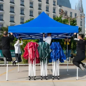 Custom 10×10 10×20 20×20 Steel Aluminum Frame Canopy Trade Show Tent Pop up Outdoor Event Advertising Tent for Events Canopy