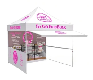 Custom 10×10 10×20 Aluminum Frame Pop-Up Trade Show Tent for Outdoor Events and Exhibitions, Advertising Canopy