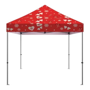 Custom 10×10 Aluminum Hexagon Pop-Up Canopy Tent, Waterproof and Foldable, for Indoor and Outdoor Events and Trade Shows