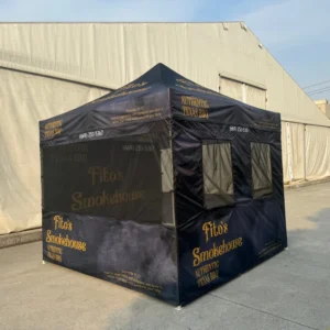Custom 10×10 Aluminum Portable Gazebo Tent Waterproof Cover Canopy Tent
