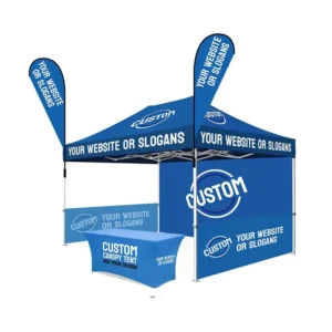 Custom 10×10 Canopy Tent with Custom Message Printing for Indoor and Outdoor Events