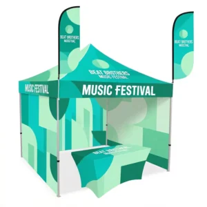 Custom 10×10 Heavy-Duty Outdoor Folding Canopy Tent