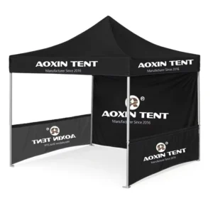Custom 10×10 Heavy Duty Waterproof Pop-up Canopy Tent for Trade Show Exhibition and Outdoor Advertising Events