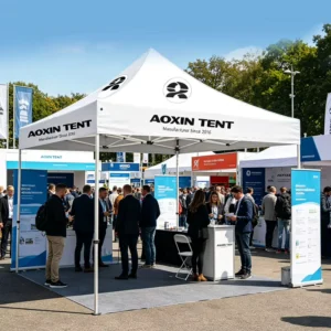 Custom 10×10 Heavy Duty Waterproof Pop up Canopy Tent with Personalized Design for Advertising Trade Show and Commercial Events