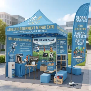 Custom 10×10 Outdoor Commercial Event Tent Heavy Duty Trade Show Exhibition Display Pop up Canopy Tent