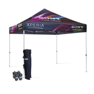 Custom 10×10 Outdoor Pop-up Gazebo Canopy Tent for Trade Shows and Exhibitions