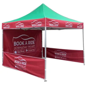 Custom 10×10 Pop-up Waterproof Canopy Tent for Music Festivals Parties and Events