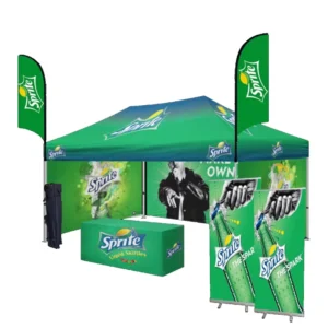 Custom 10×10 Steel Canopy Tent Waterproof Gazebo Pop-Up Display for Trade Shows and Outdoor Events 5m Bay Distance Metal Frame