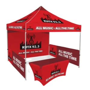 Custom 10x10FT Aluminum Frame Advertising Canopy Tent with Digital Printing for Outdoor Trade Fairs