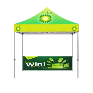 Custom 10x10ft Event Outdoor Canopy Heavy Duty Pop up Gazebo Printed Aluminium Trade Show Folding Tent for Sales