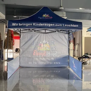 Custom 10x10ft Portable Pop-Up Tent Canopy Waterproof Folding Party Canopy for Outdoor Events
