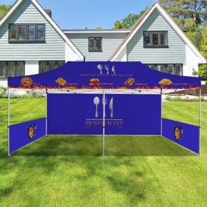Custom 10×15 Aluminum Frame Event Marquee Tent Canopy Printed Garden Gazebo Trade Shows Exhibition